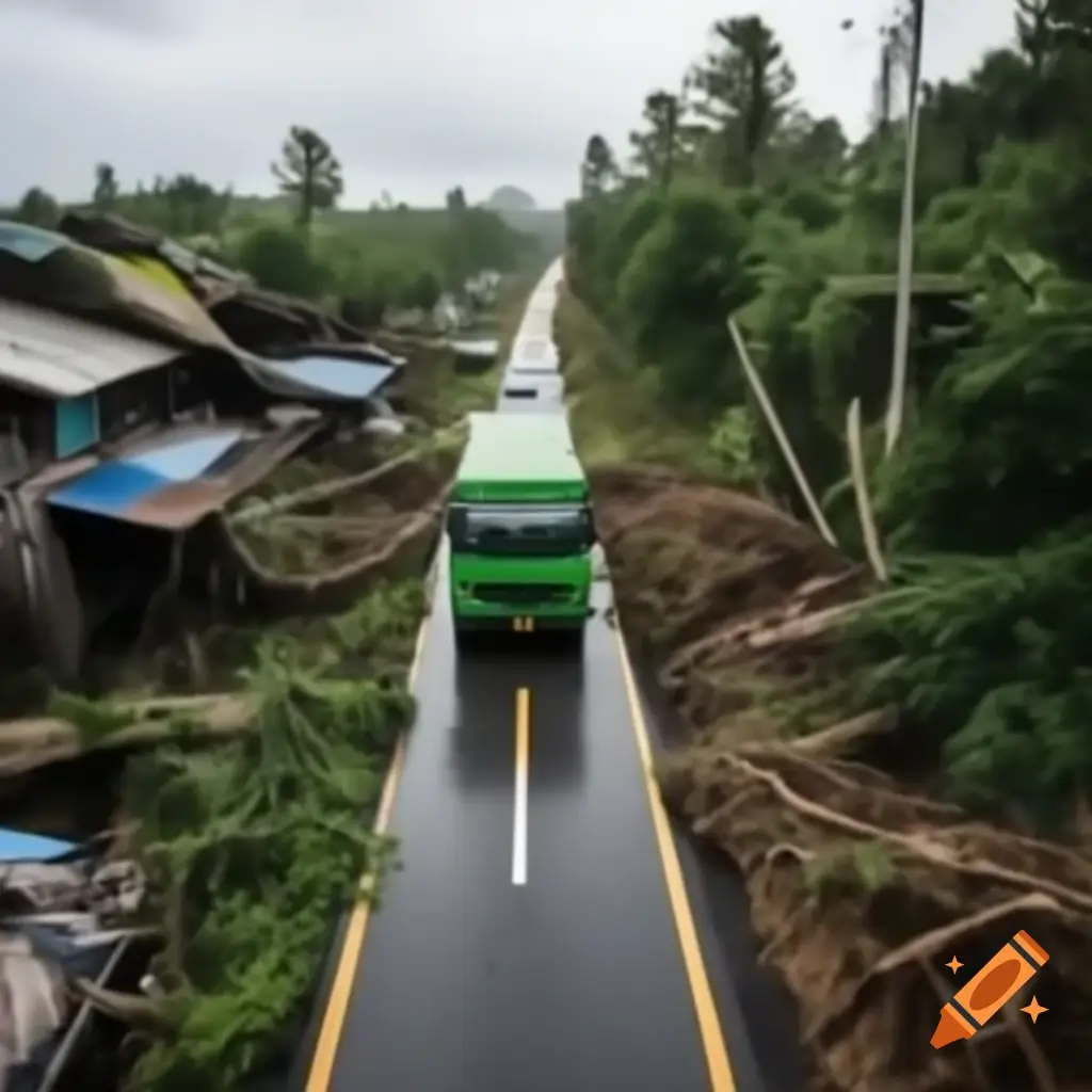 Roadblocks after 6 storms hits PH